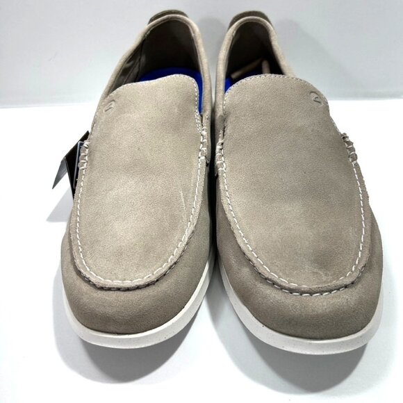 Clarks Flexway Daim‎ Sable Men's Loafers Shoes San Suede US 12W - No Box - Picture 2 of 12